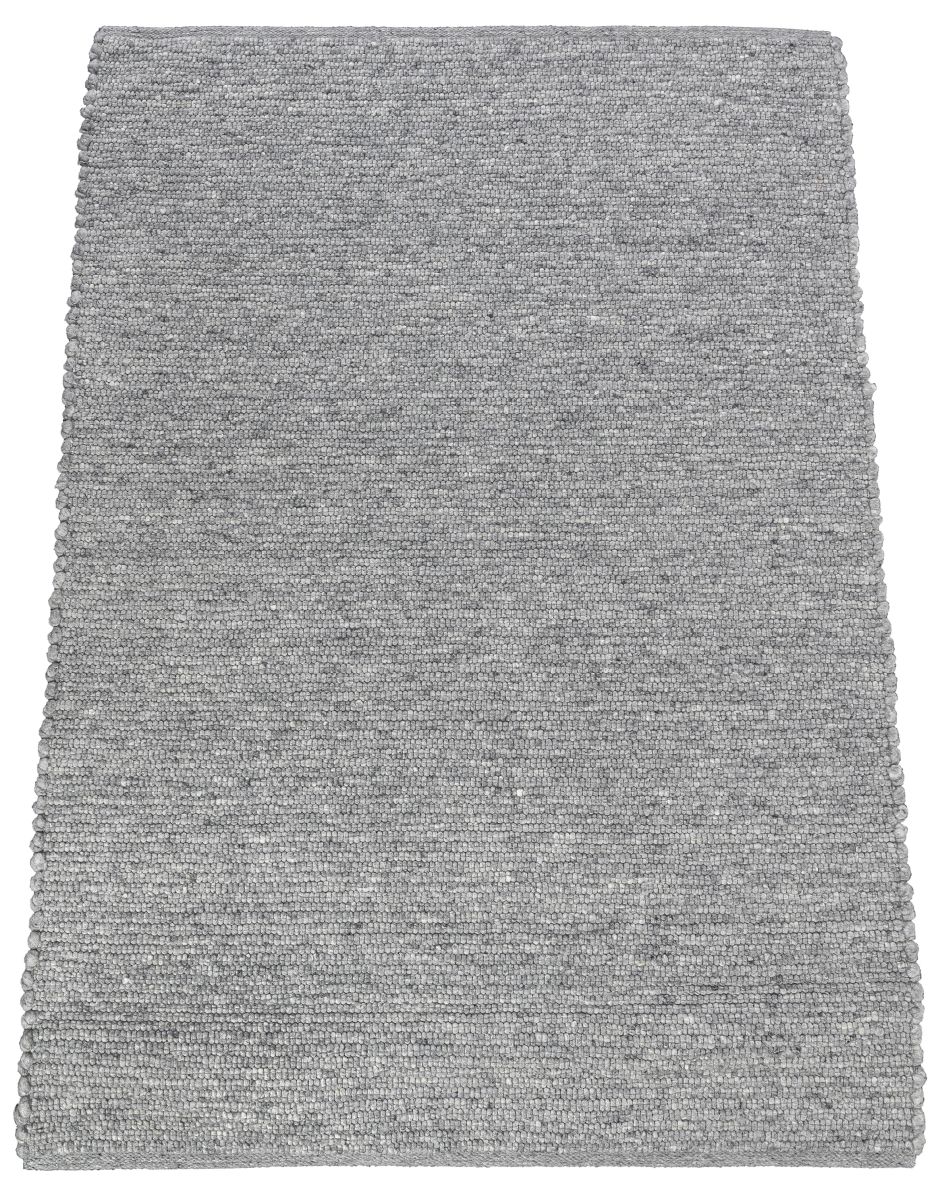 Handwebteppich Alpina Double Grau 130 x 200 cm