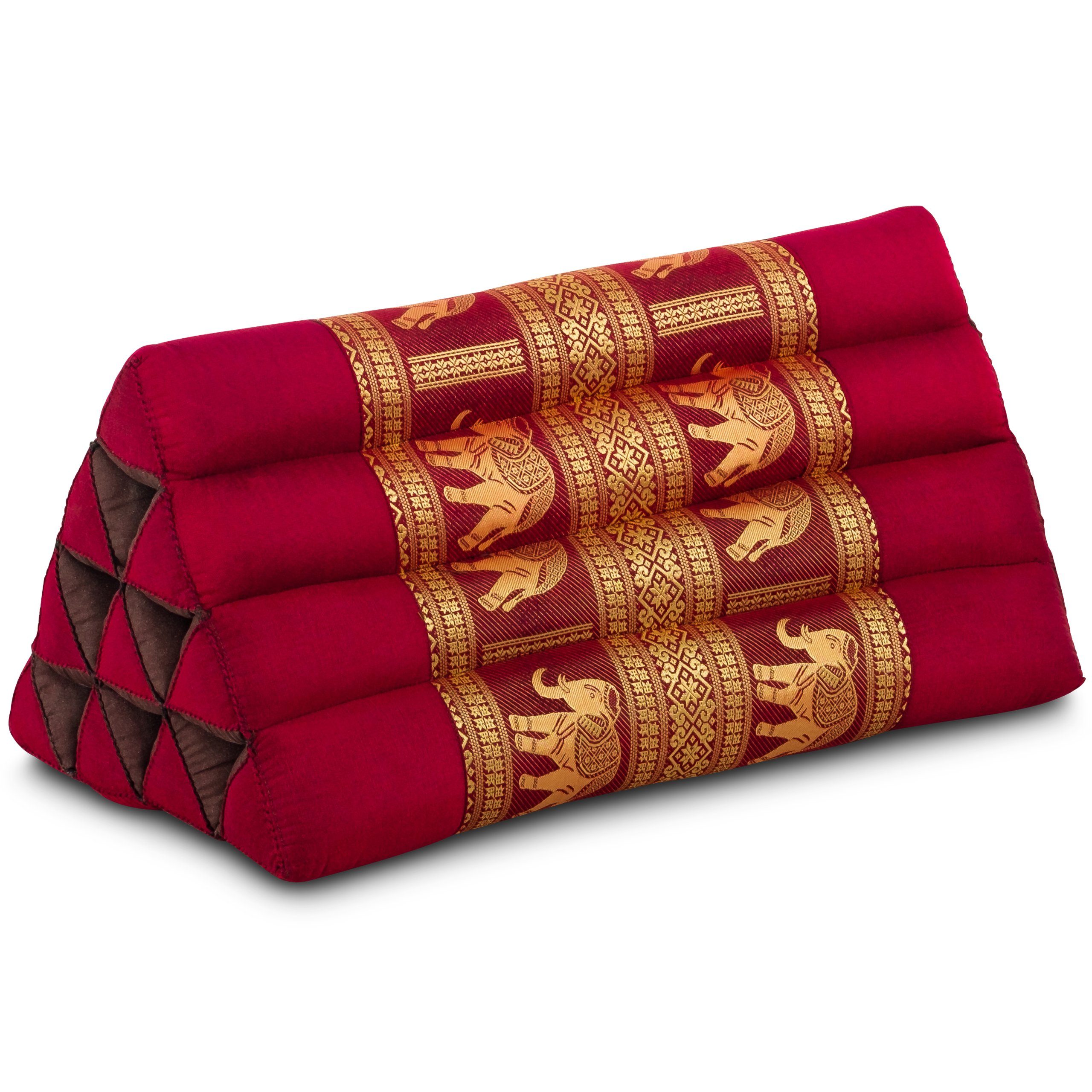 livasia Keilkissen Dreieckskissen (Deluxe) vegan und handgefertigt, 32x55x29cm, Kapok
