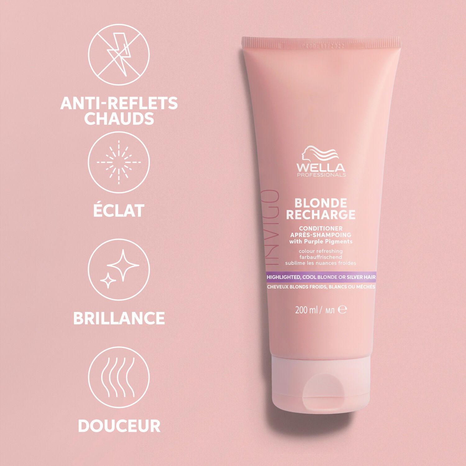 Wella Invigo Blond Recharge Cool Après-Shampoing 200 ml