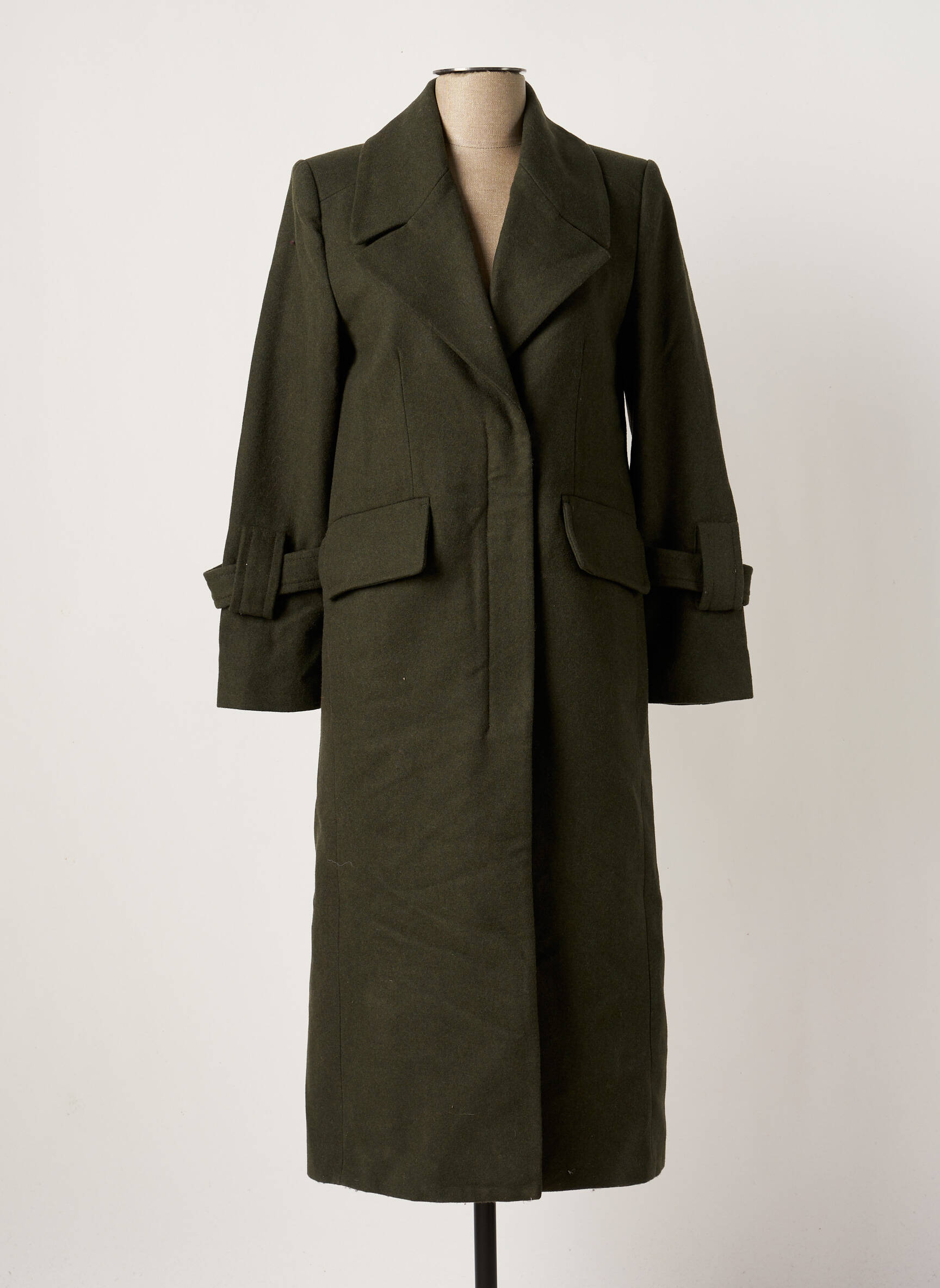 Mango Manteaux Longs Femme couleur vert