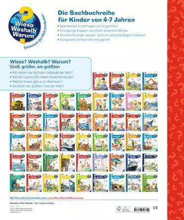 Ravensburger Wieso? Weshalb? Warum?: Groß, größer, am größten (Riesenbuch)