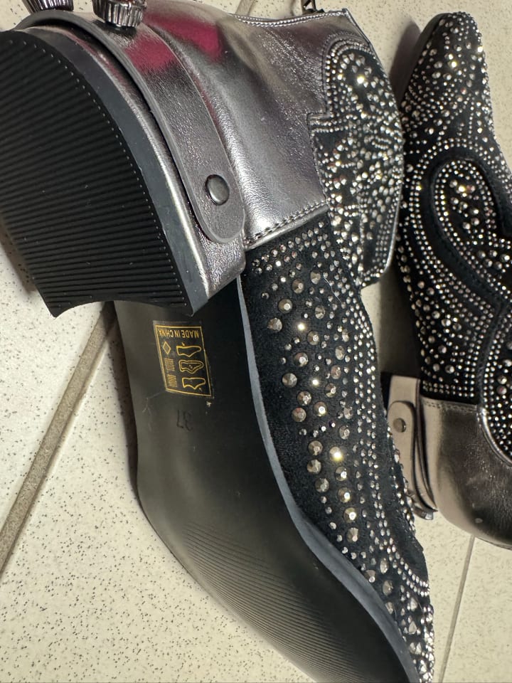 Foreverfolie Boots in Silber günstig kaufen 37