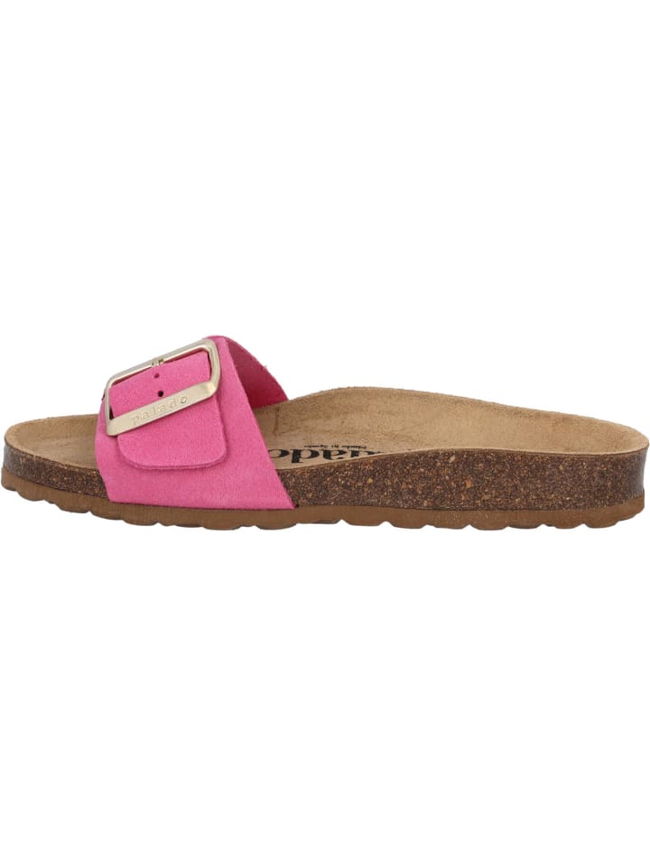 palado Pantoletten in pink velours günstig kaufen