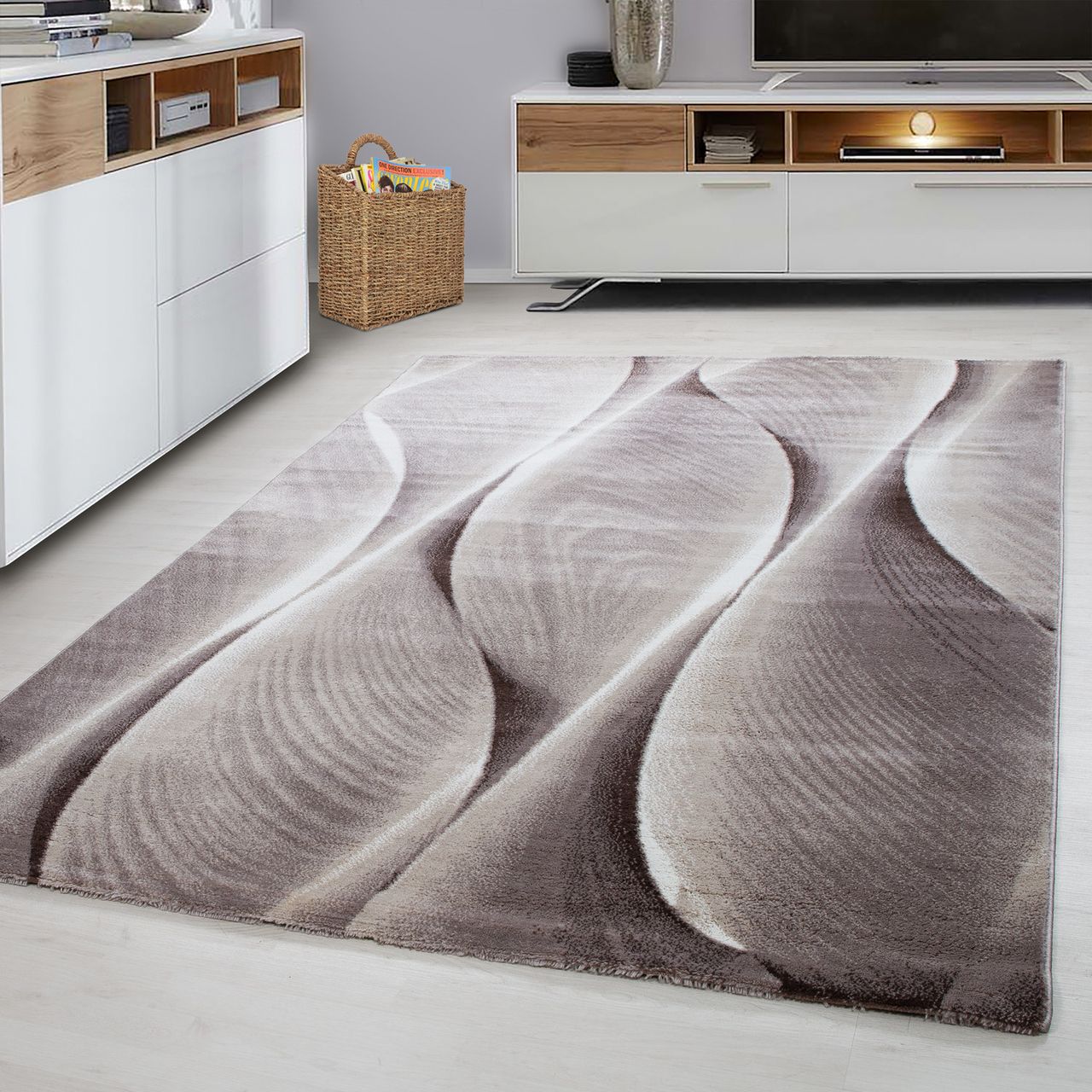 Ayyildiz Teppich, PARMA 9310, BROWN, 80 x 150 cm