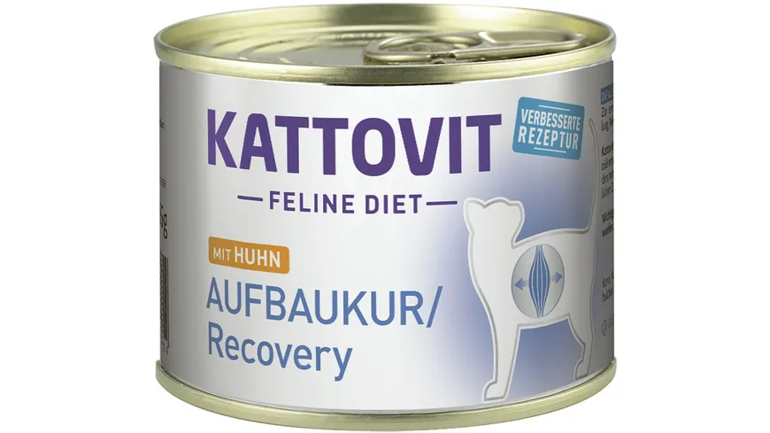 Kattovit Feline Diet – Aufbaukur/Recovery Huhn 185 g