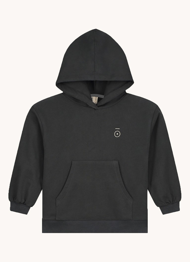Moletom com capuz Gray Label em algodão orgânico com bolsos laterais