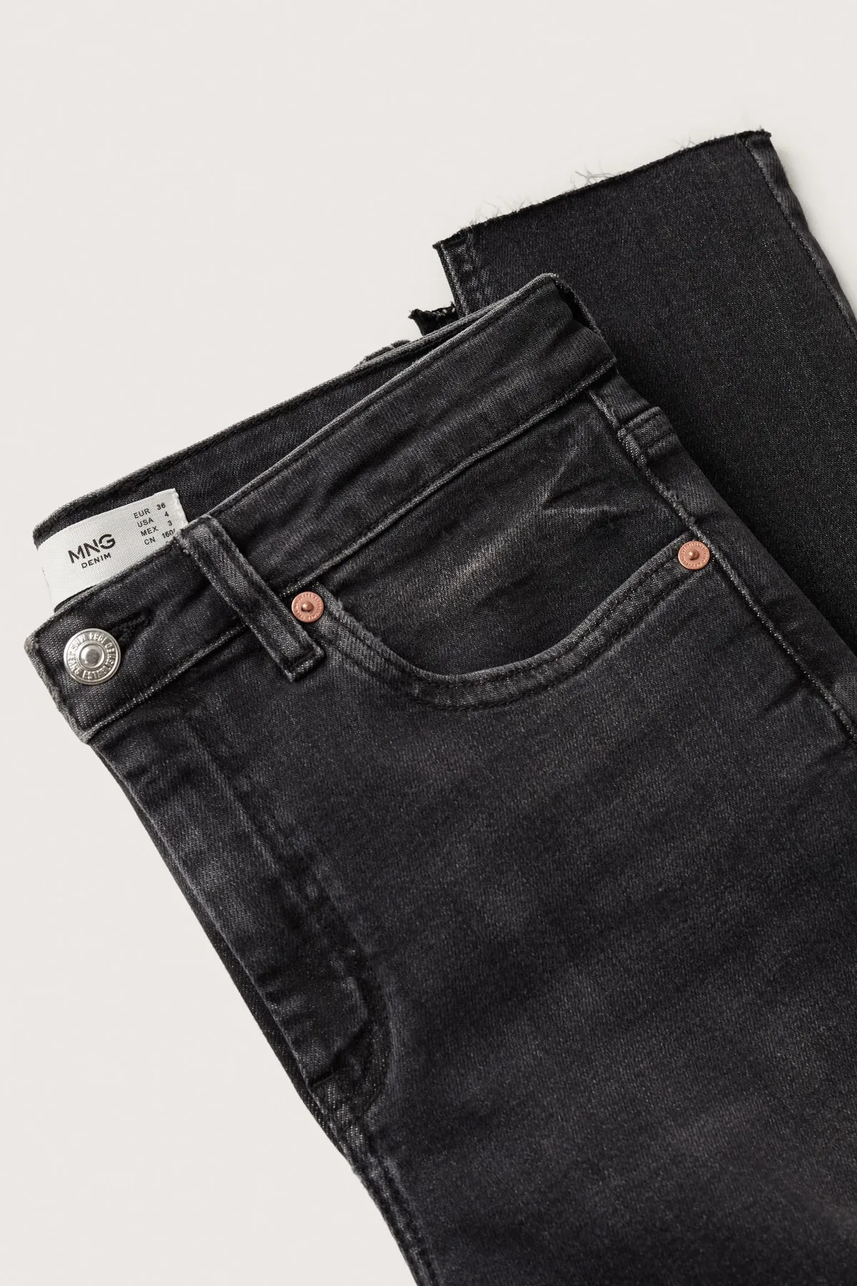 MANGO  Jeans - Grau - Skinny