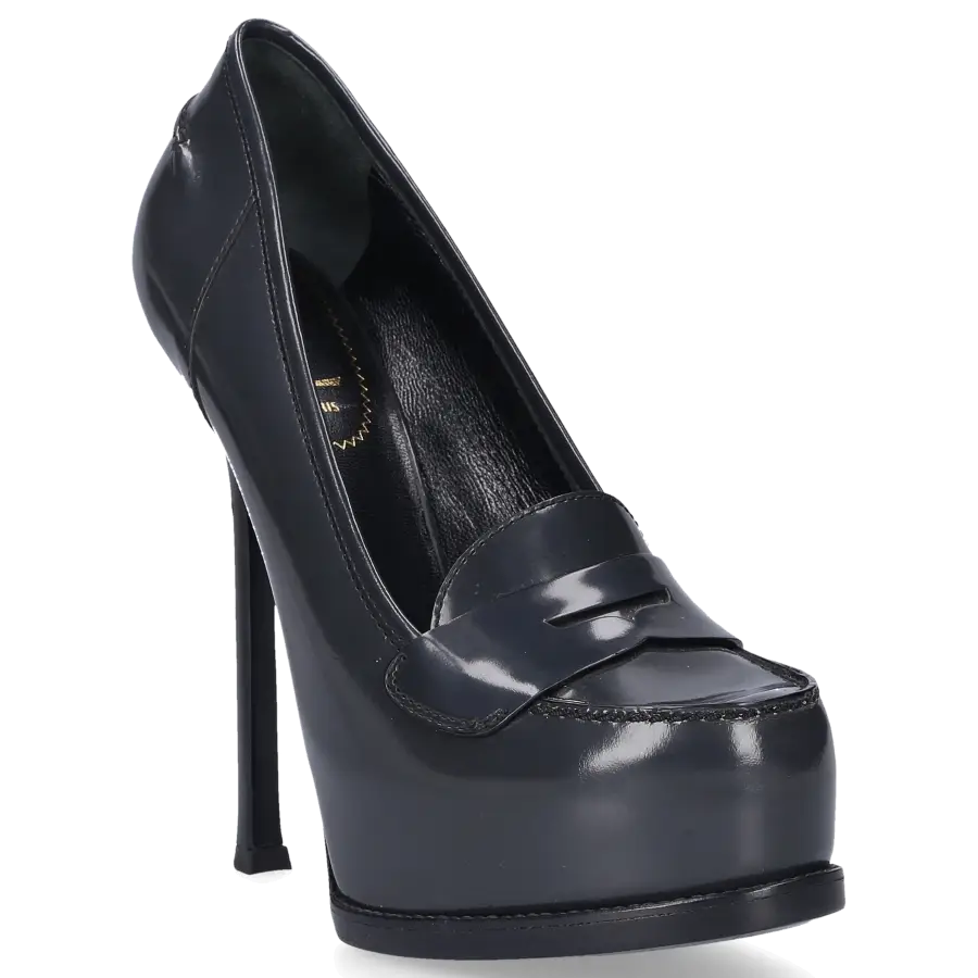 Saint Laurent - Pumps TRIBTOO 105 Kalbsleder grau - grau