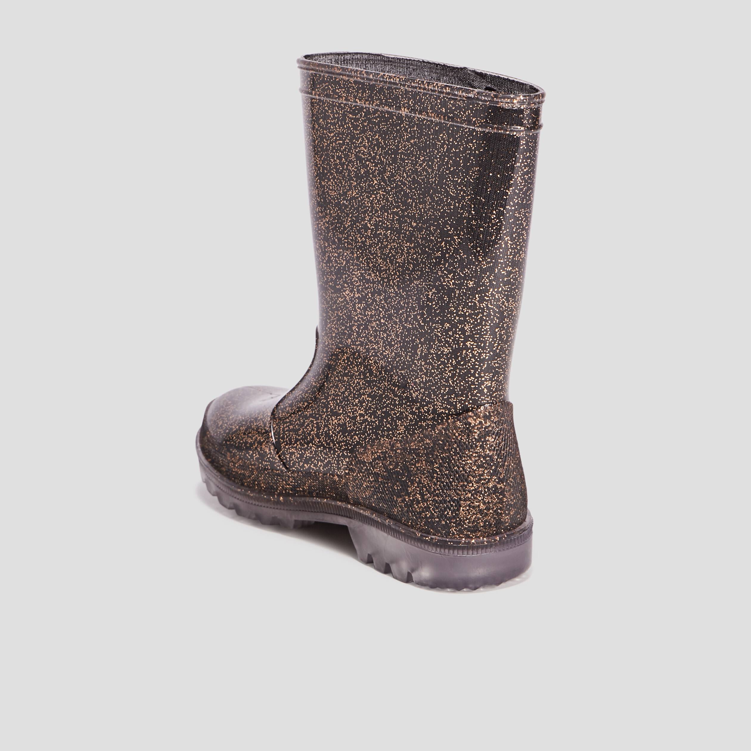 Bottes de pluie à paillettes noir fille | La Halle