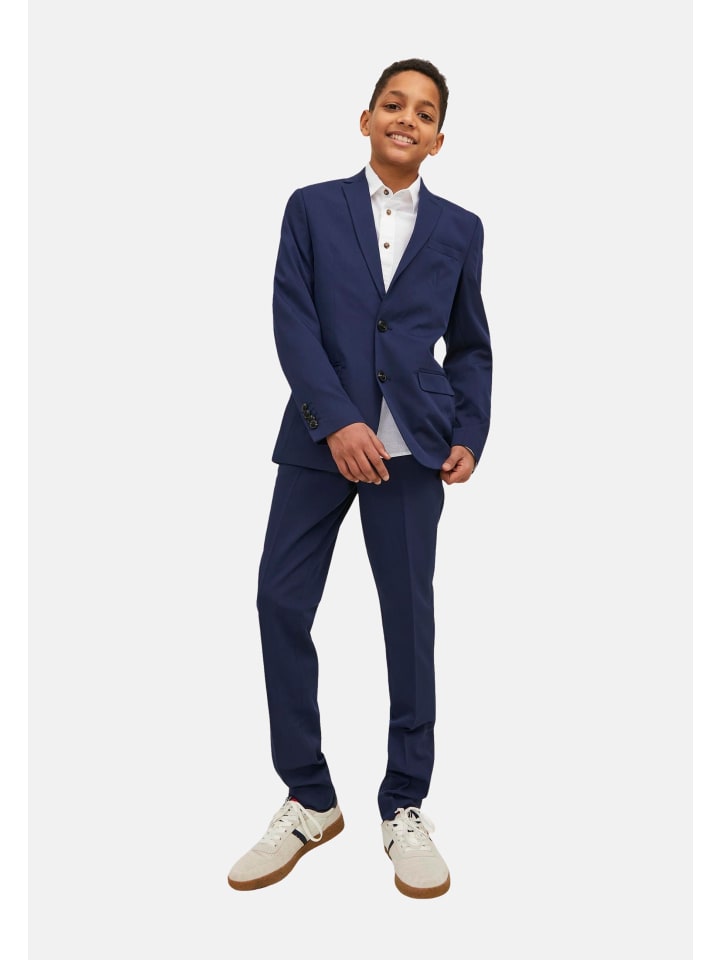 JACK & JONES Junior Anzug 'Solar' in blau günstig kaufen