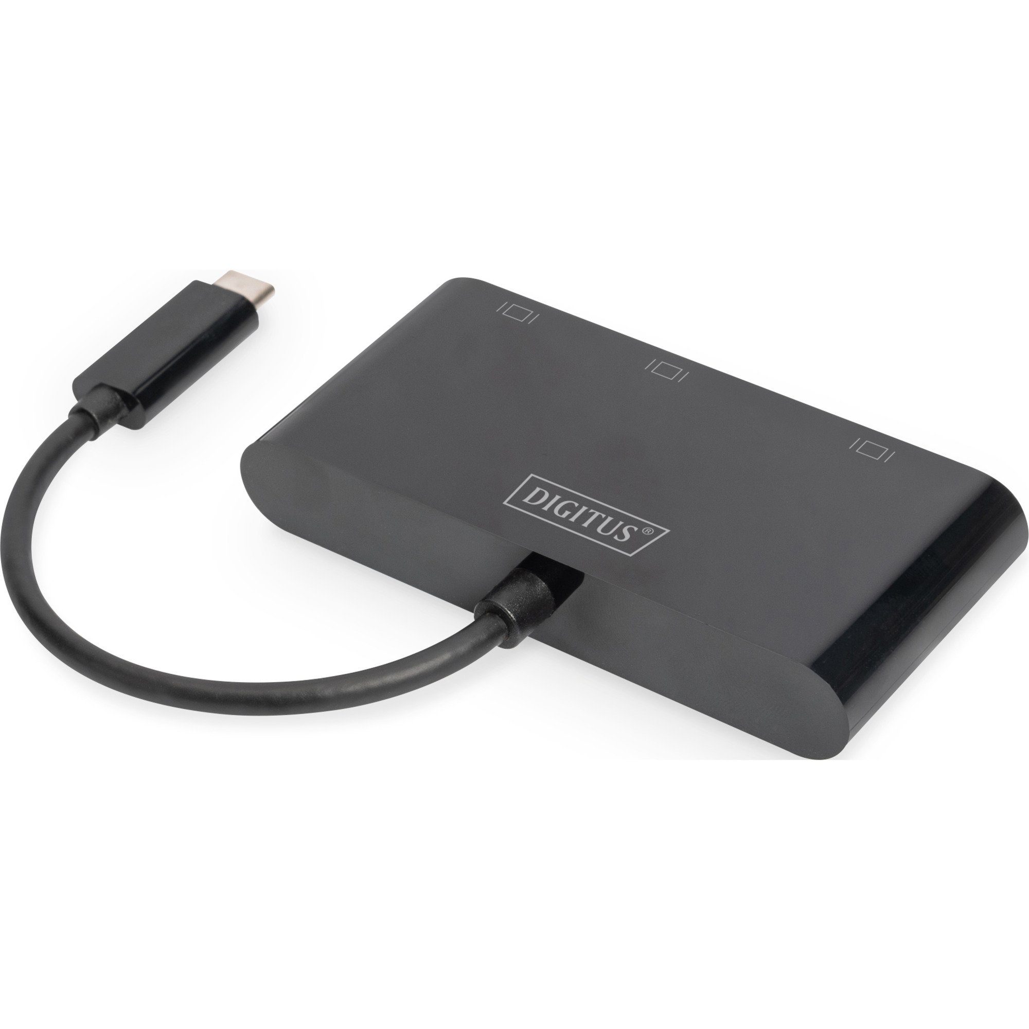 Digitus Digitus USB Adapter, USB-C Stecker > VGA + HDMI + Audio- & Video-Adapter