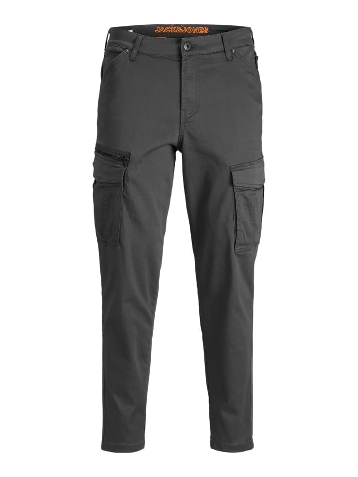 Jack & Jones Chino Cargo Hose JPSTACE JJDEX Work Style Pants in Grau günstig kaufen