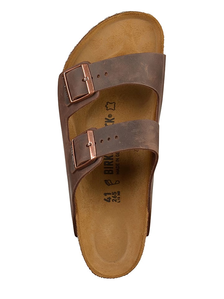 Birkenstock Leder-Pantoletten 