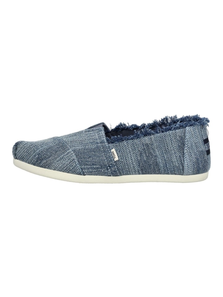 TOMS Slipper in Blau günstig kaufen