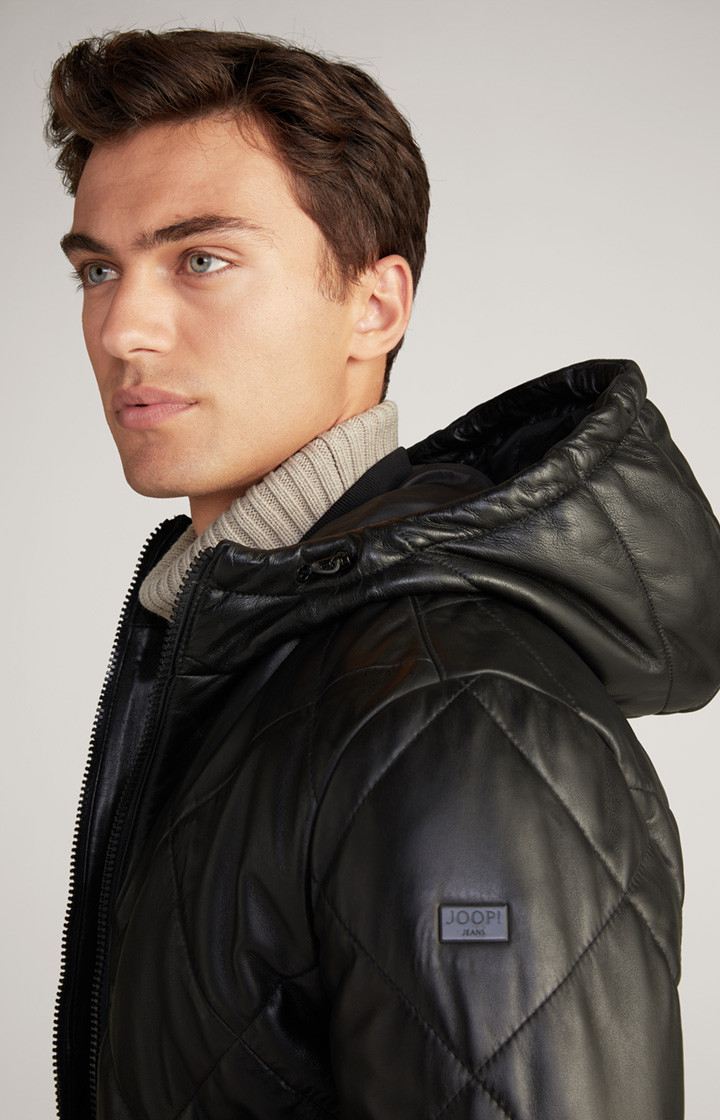 Lederjacke Relom in Schwarz