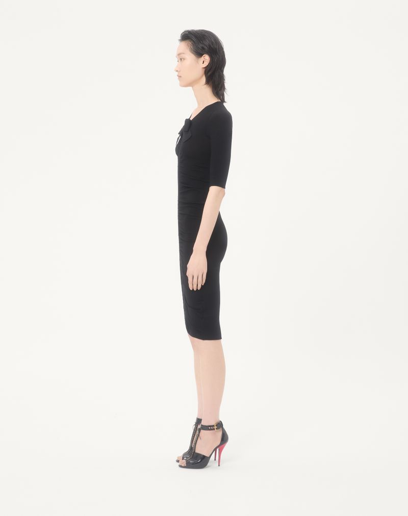 Vestido midi de tricô