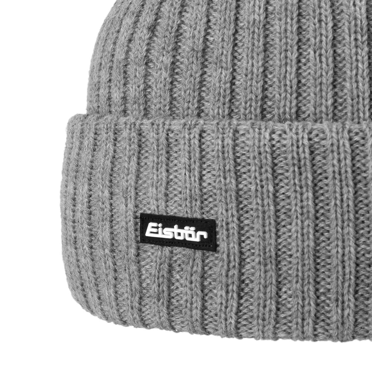 Eisbär Strickmütze (1-St) Wintermütze mit Umschlag