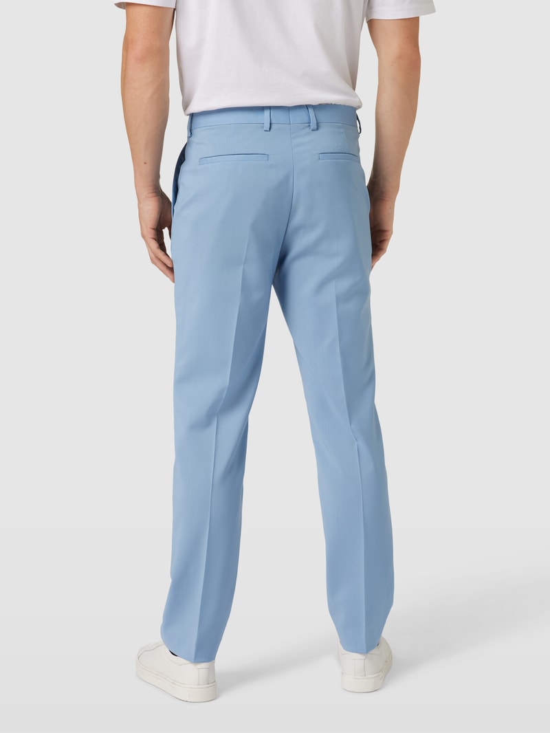 Hose mit Bügelfalte Modell 'PANTALON' in hellblau