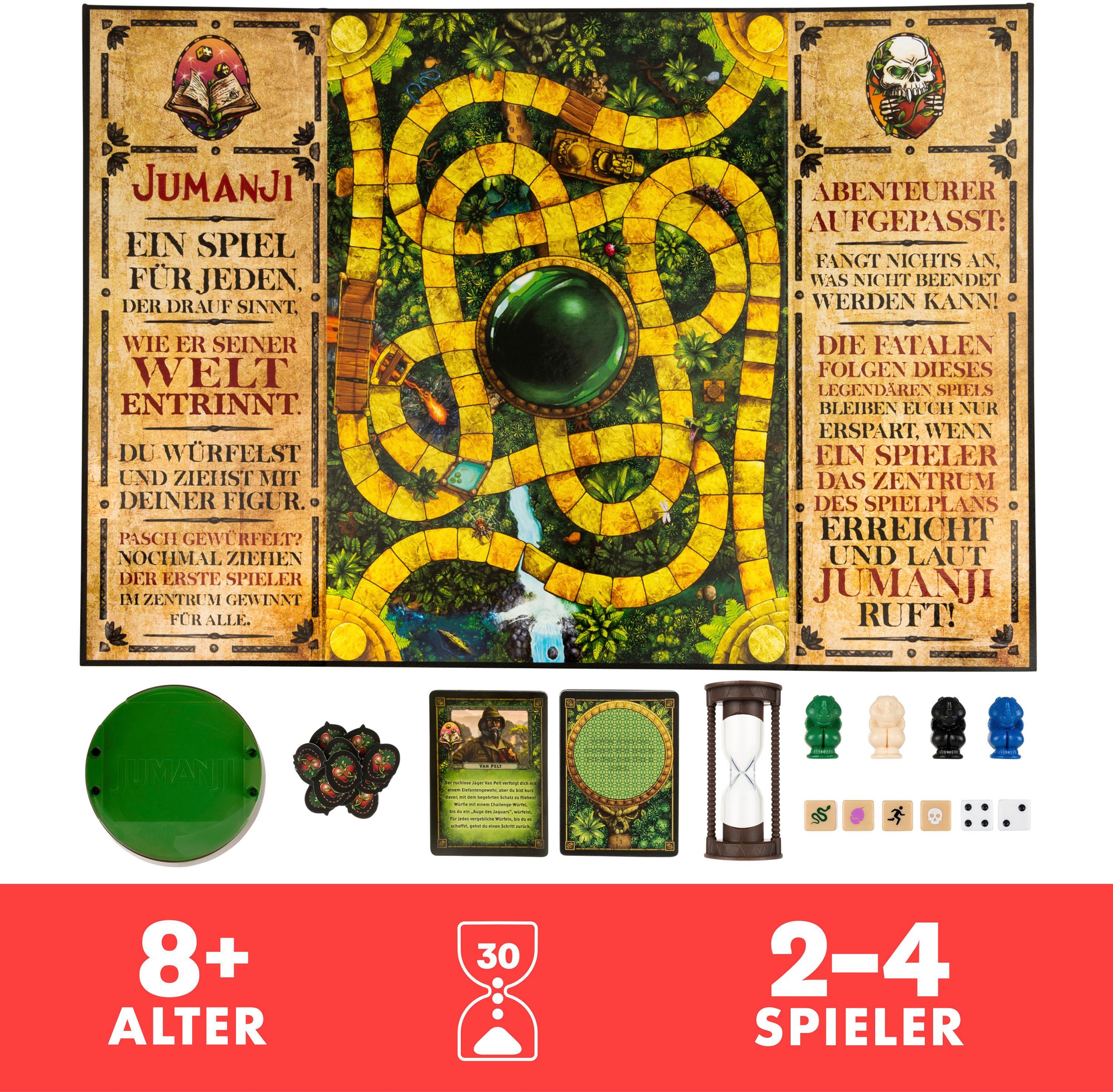 Spin Master Spiel, Familienspiel Spin Master Games, Jumanji
