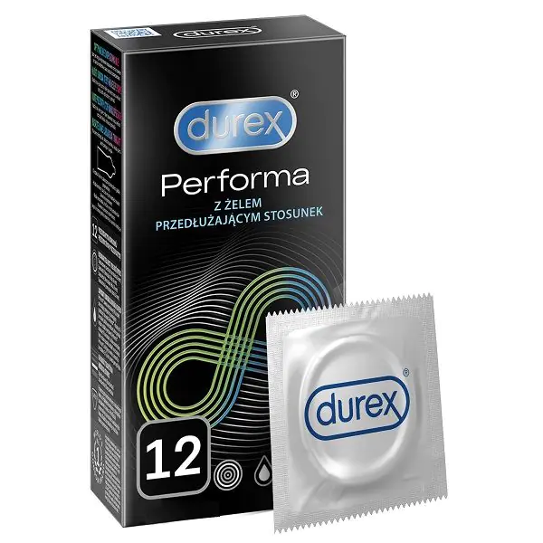 Durex Performa glidecremekondomer, 12 stk.