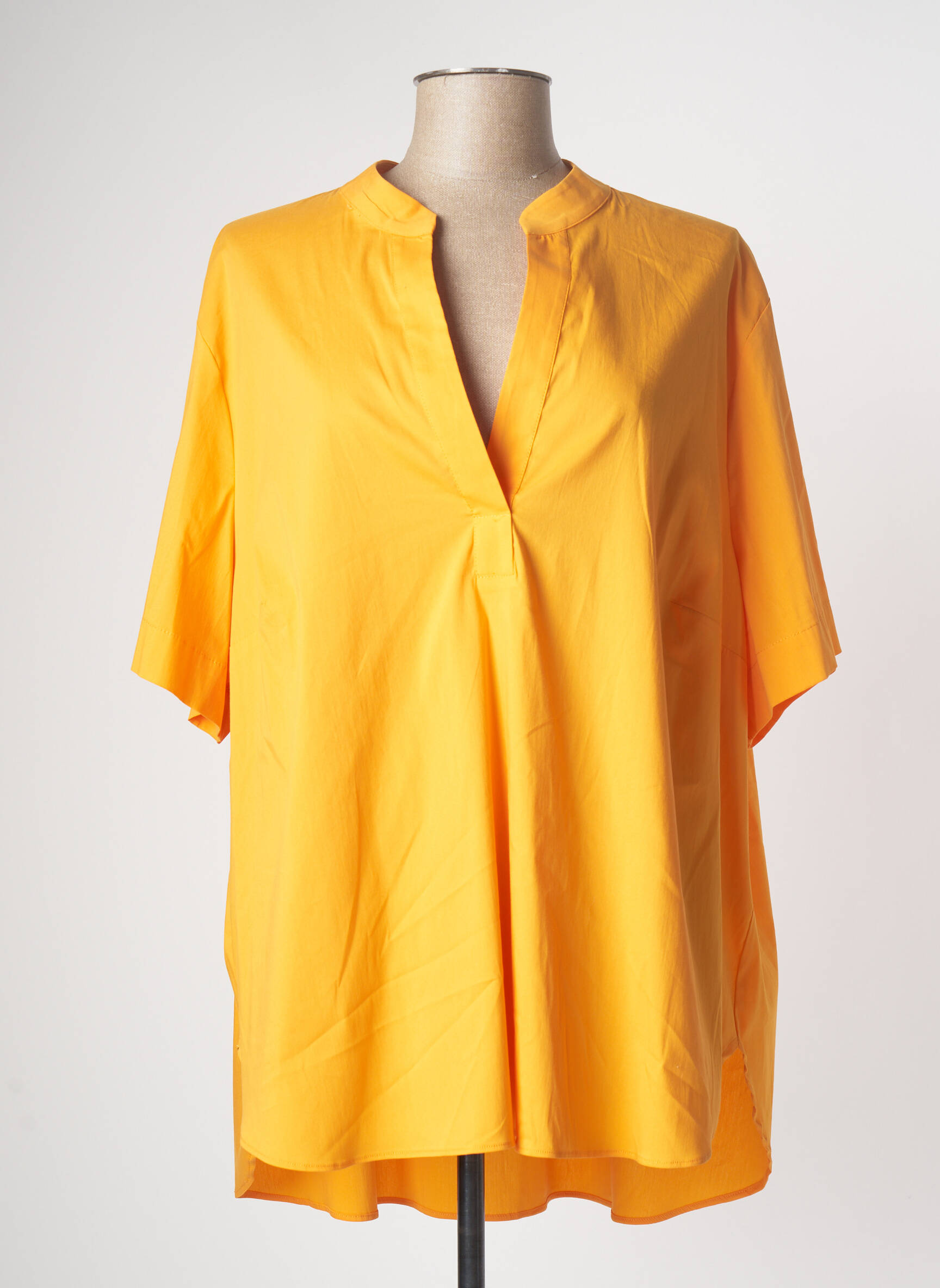 Mat Tuniquemanchecourte Femme couleur orange
