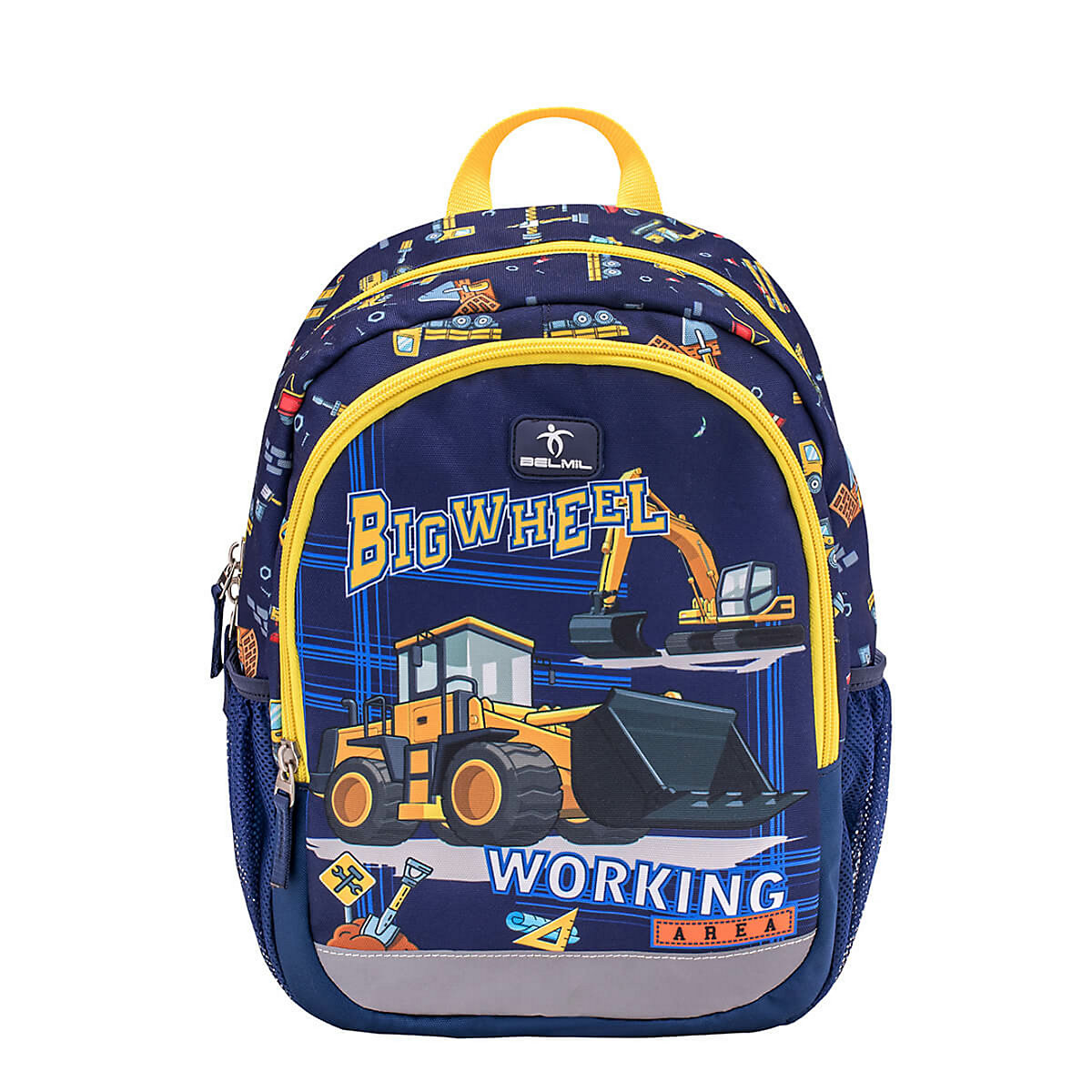 Kindergartenrucksack Kiddy Plus Kindergartenrucksack für 3-6 Jährige Kinder mit Brustgurt blau