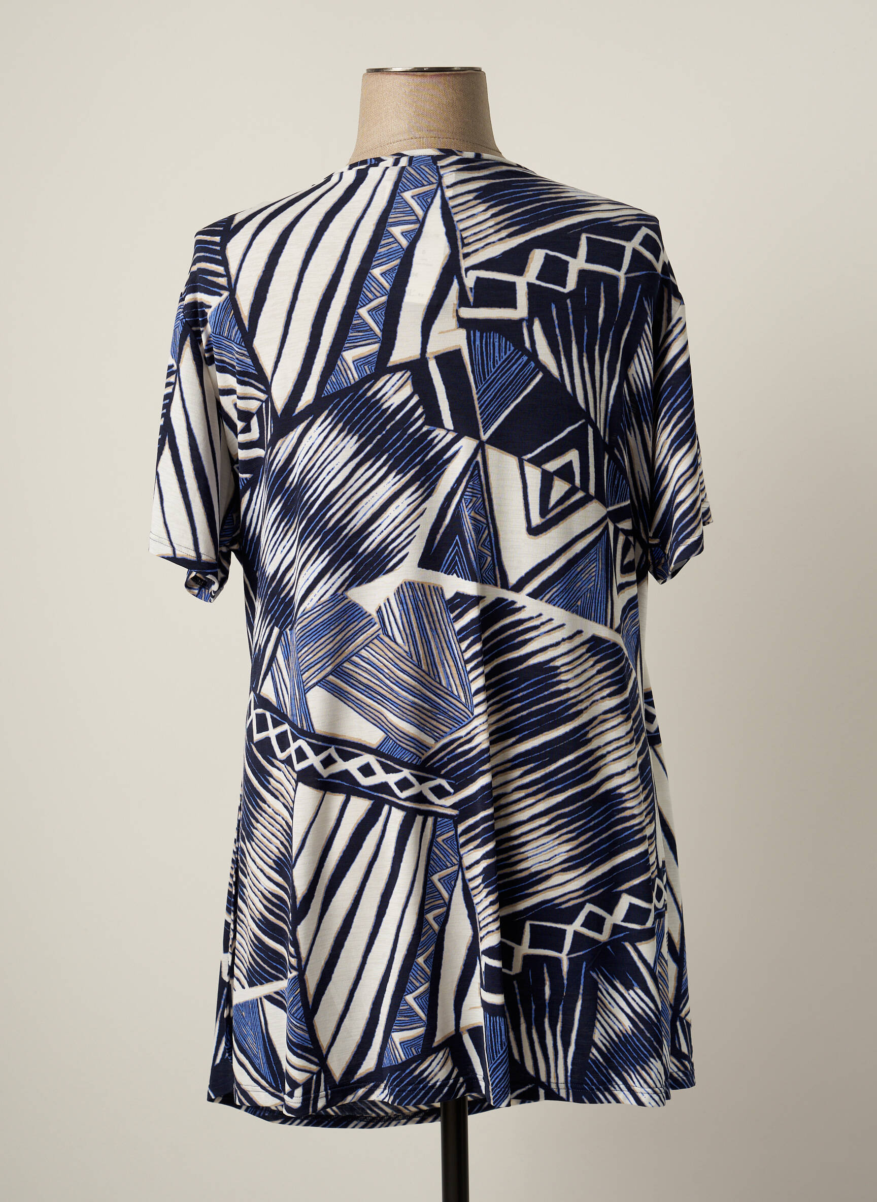 Jumfil Tuniquemanchecourte Femme couleur bleu