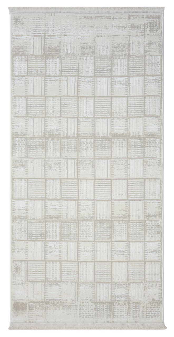 MyFlair Teppich Phoebe , 80cm x 150cm, Farbe Beige, rechteckig, Florhöhe 10mm