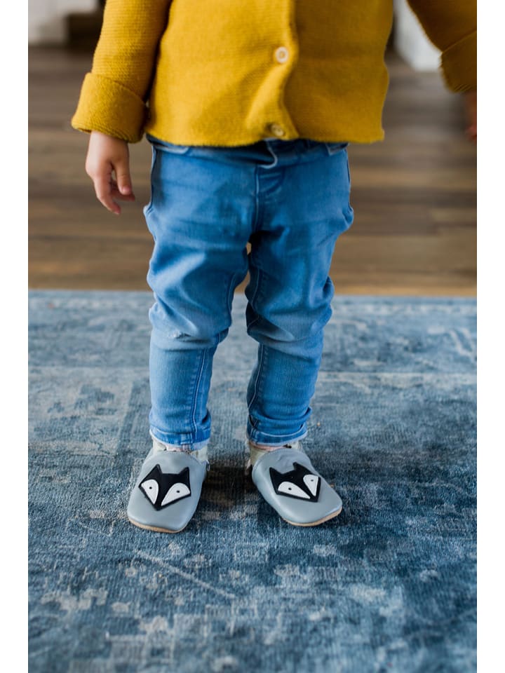 Kindsgut Leder-Krabbelschuhe 