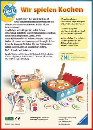 Wir spielen Kochen - Kinderspiel ab 2.5 Jahren