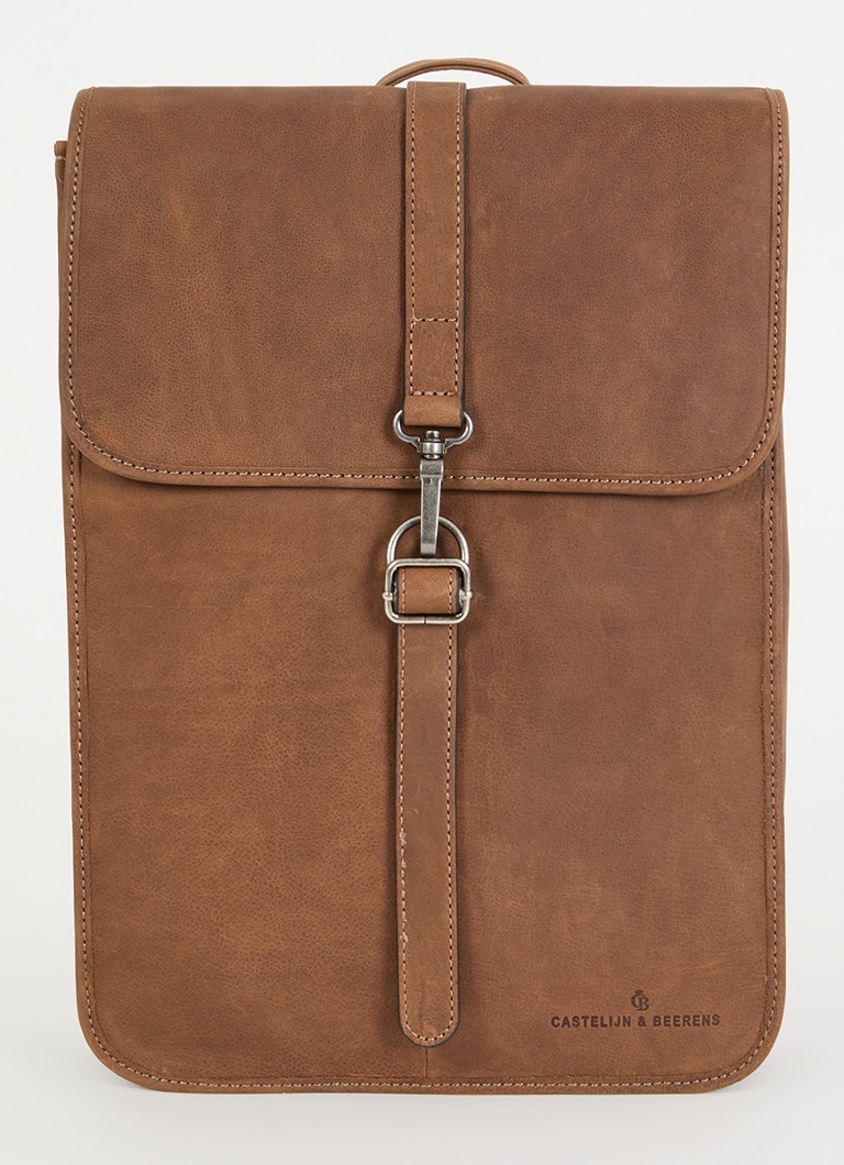 Castelijn & Beerens  Carisma rugzak van leer met 16 inch laptopvak