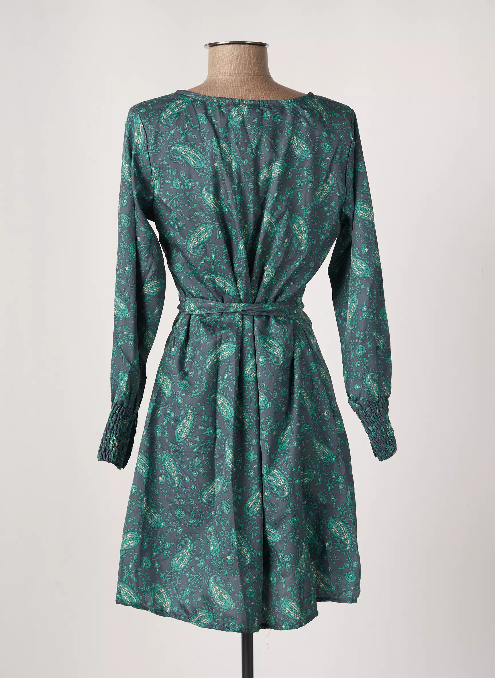 Aller Simplement Robes Mi Longues Femme couleur bleu