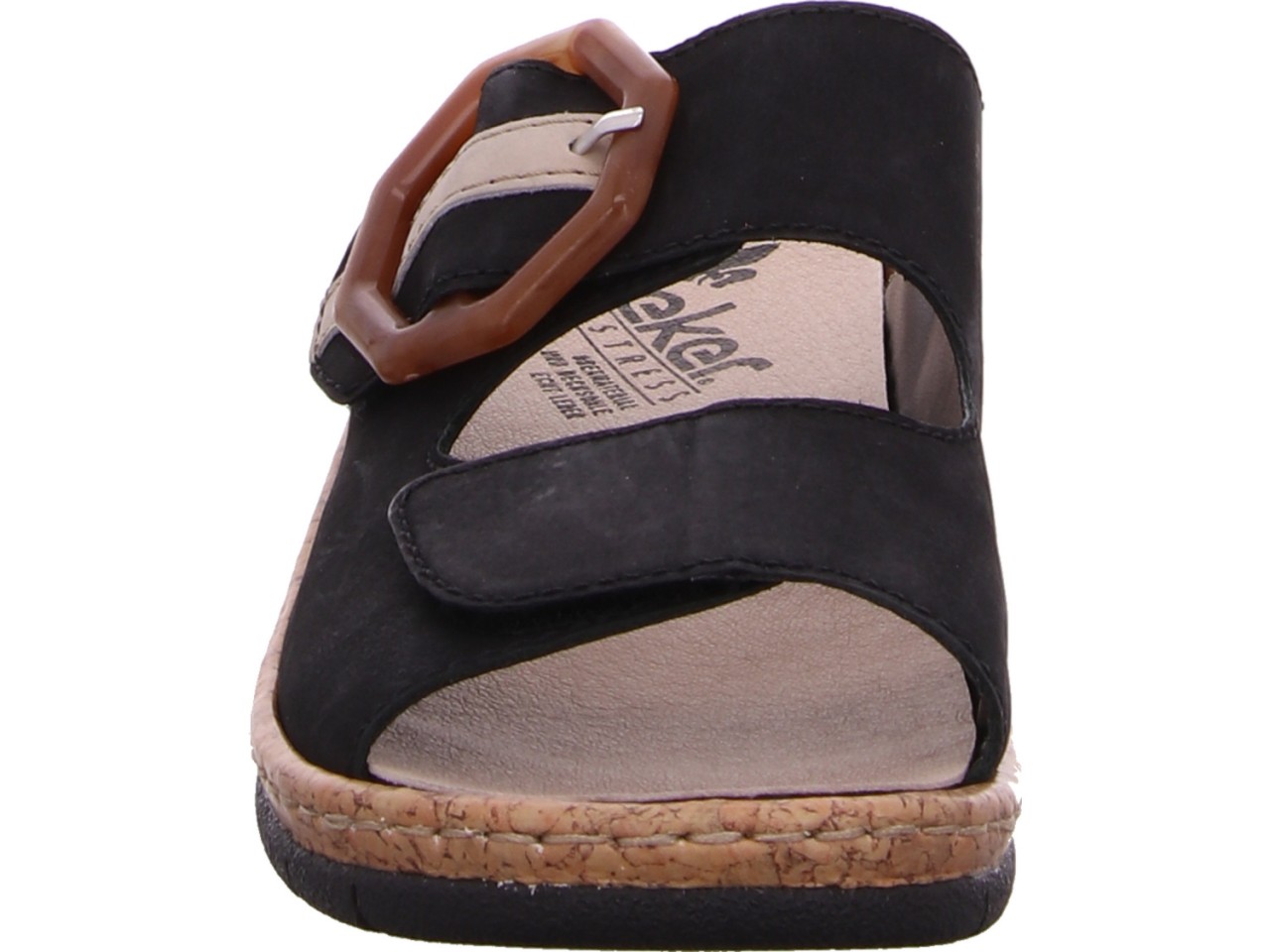RIEKER Klassische Sandalen schwarz FSK Damen Sandalen