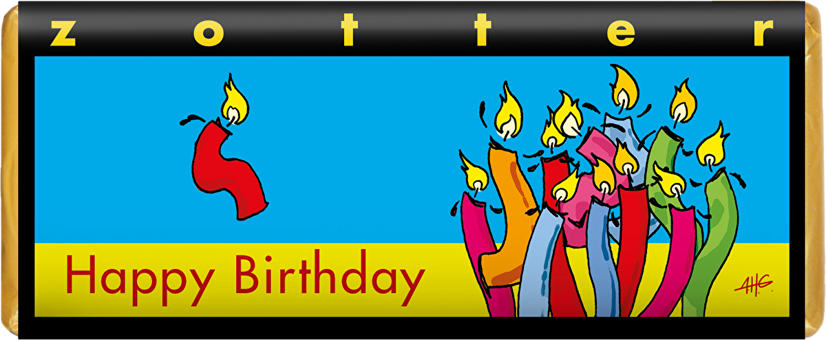 Zotter Happy Birthday 70g