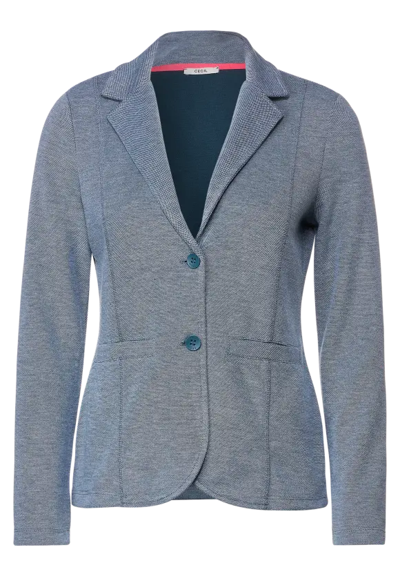 CECIL Sweatblazer in Piqué