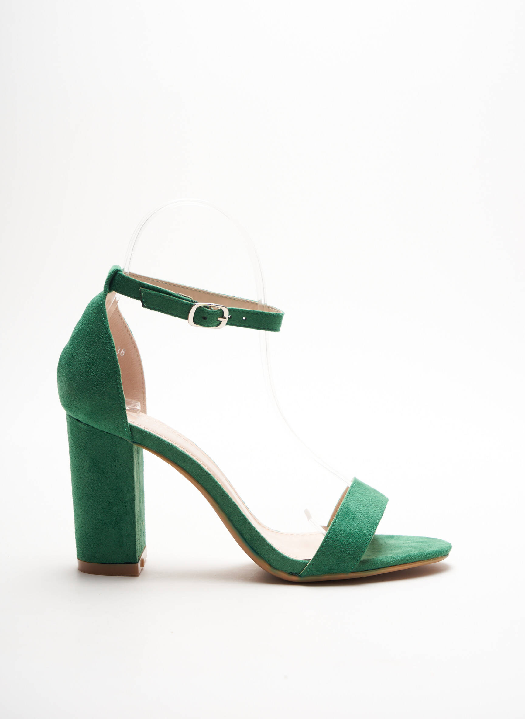 Ideal Shoes Sandales Nu Pieds Femme couleur vert