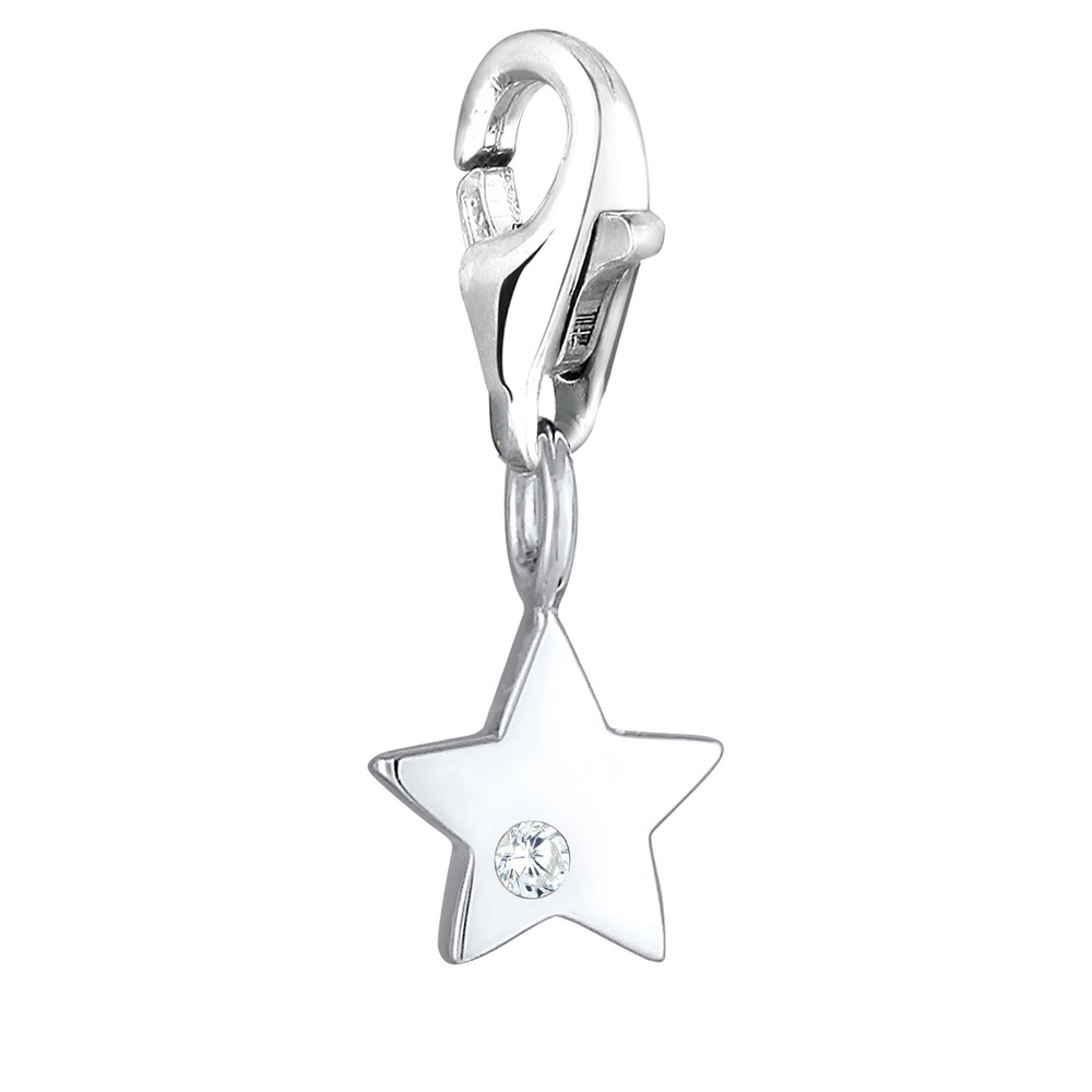 Nenalina Nenalina Amulette Blogueur Dames Star Astro Trend avec pierre de zirconium en arg Pendentif