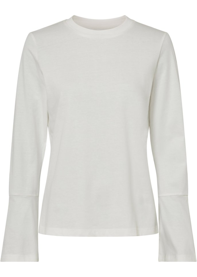 Shirt mit weitem Arm aus Bio-Baumwolle