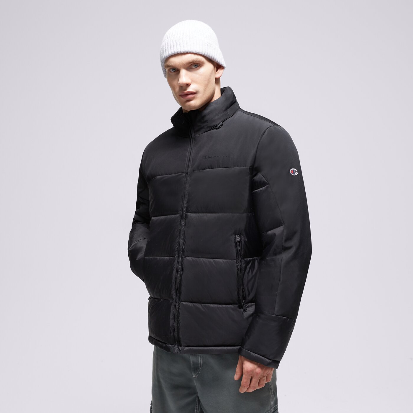 CHAMPION DAUNENJACKE JACKET Schwarz