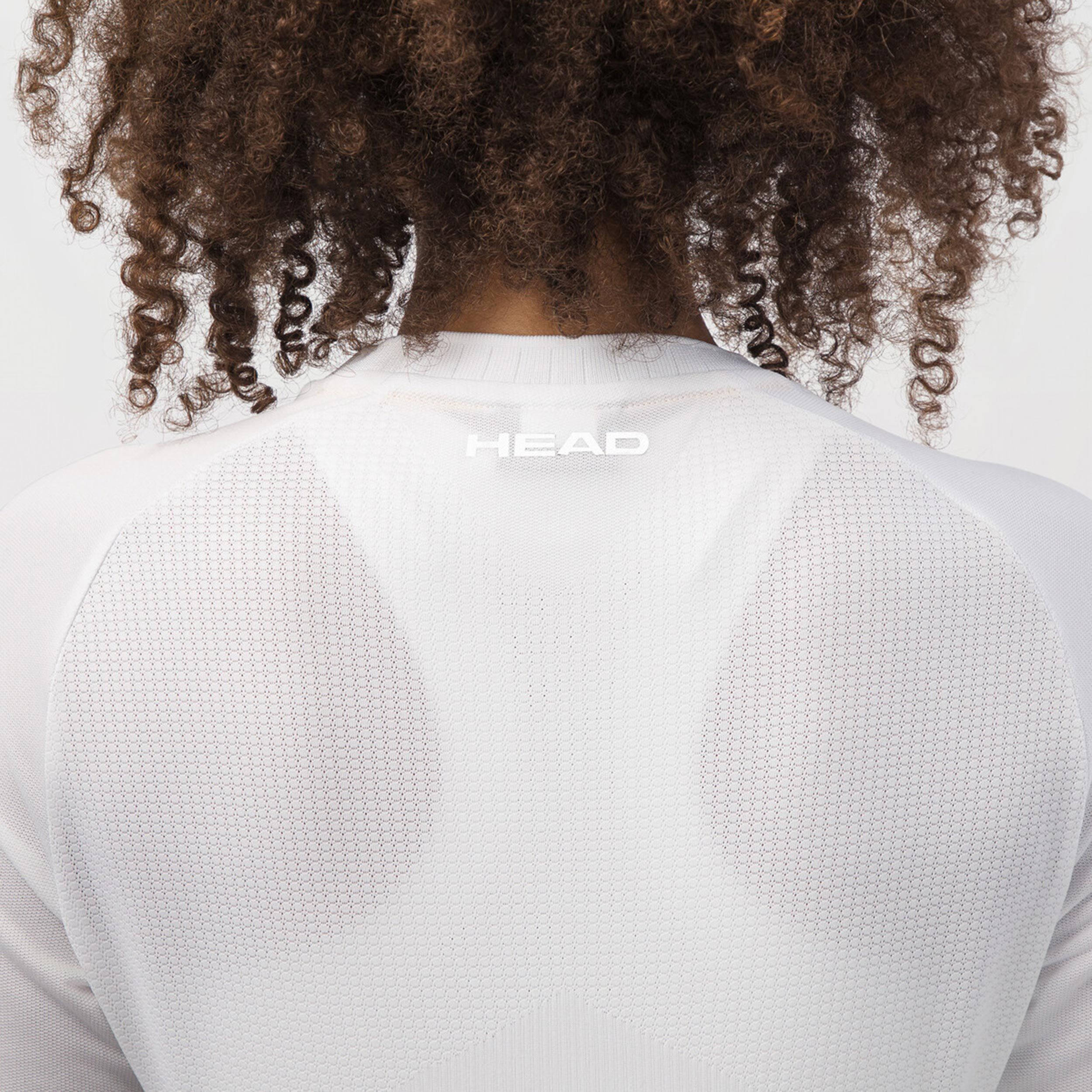 Performance T-Shirt Damen - Weiß, Dunkelblau