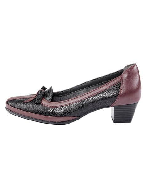 Pumps aus superflexiblem Leder