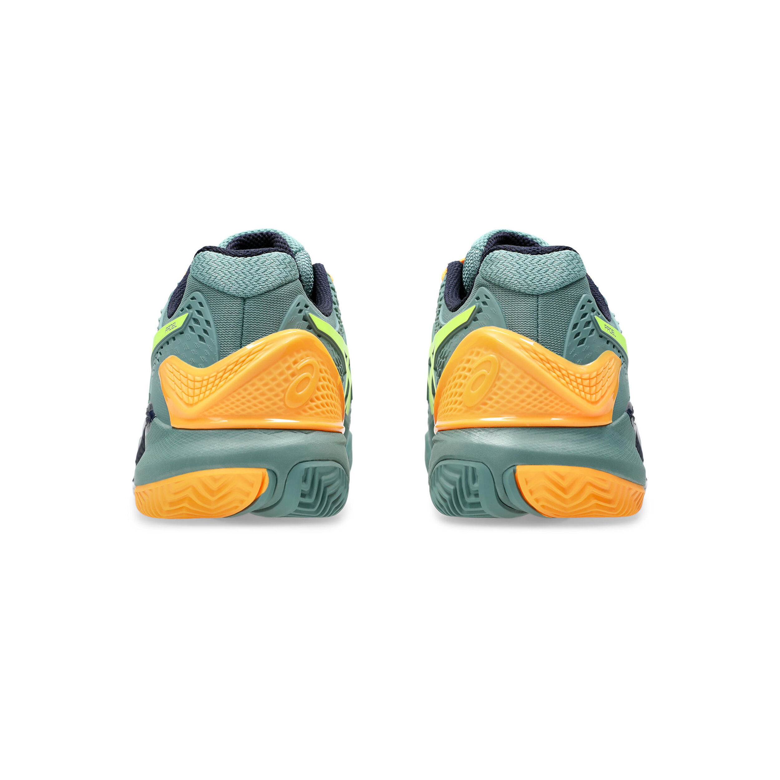Gel-Resolution 9 Padelschuh Herren - Grün, Neongelb