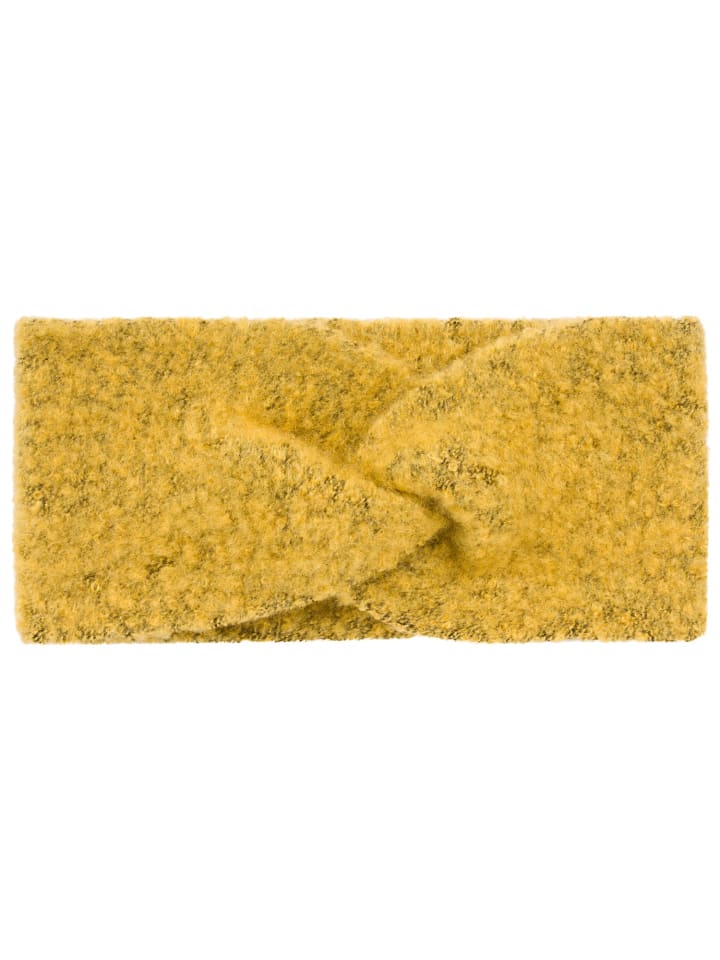 styleBREAKER Feinstrick Stirnband in Curry günstig kaufen onesize