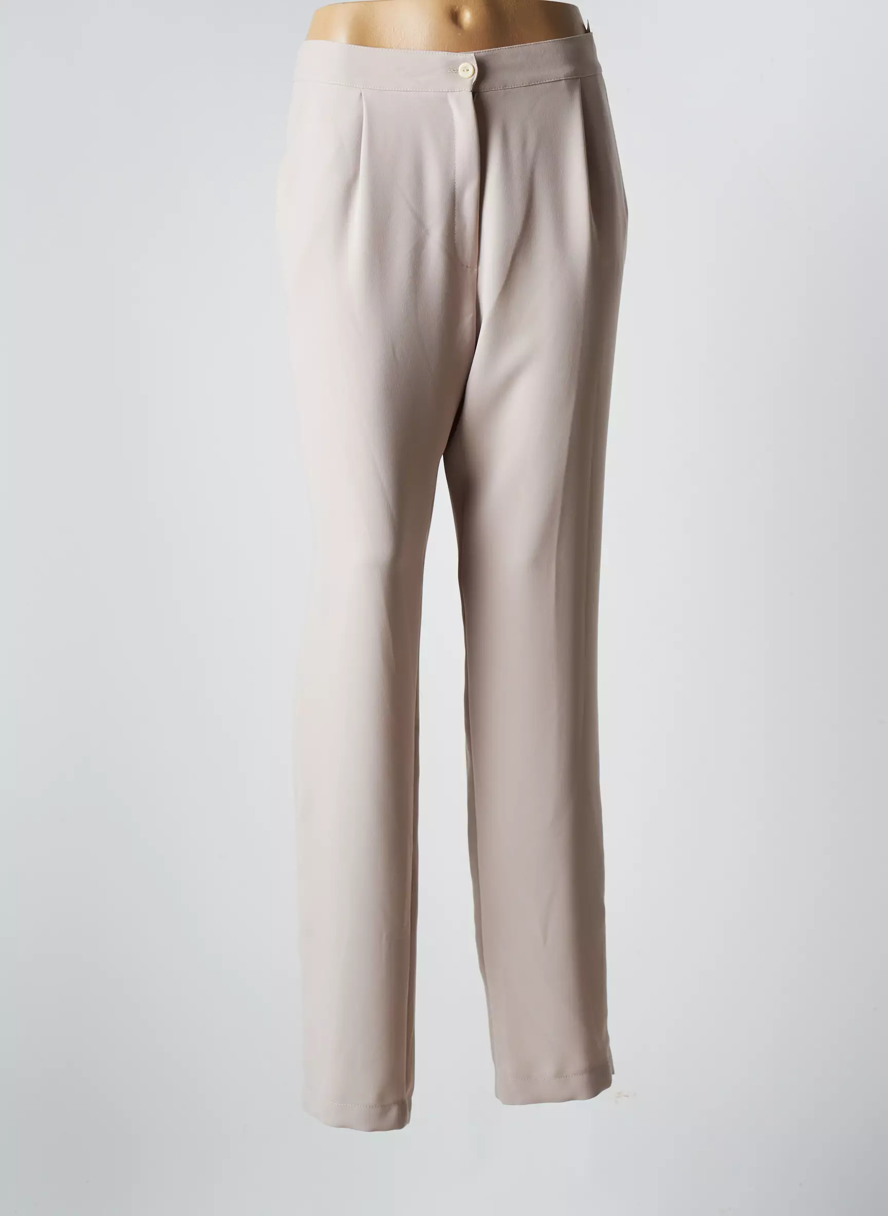 Anne Kelly Pantalons Droits Femme couleur beige