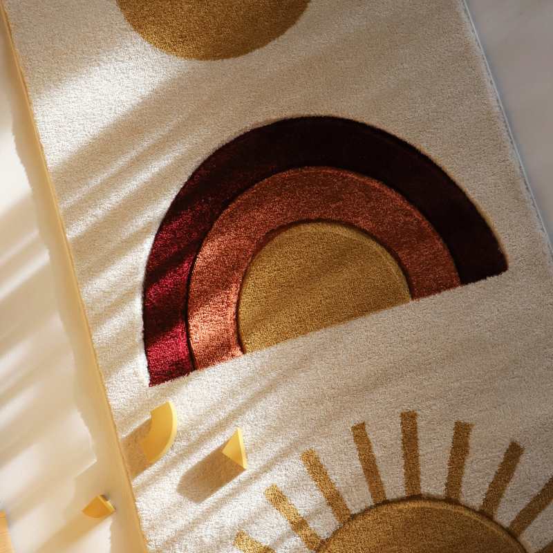 Tapis arc en ciel 80x150cm NICEDAY