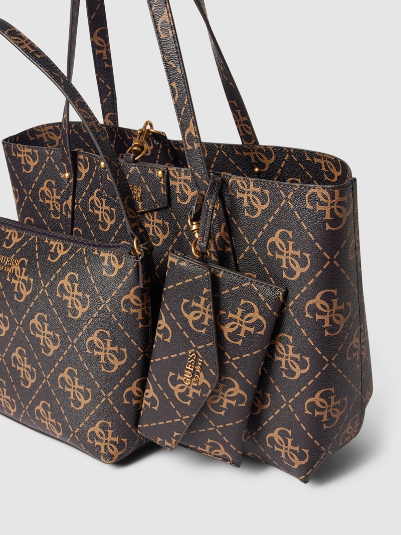 Tote Bag mit herausnehmbarer Innentasche Modell 'ECO' in haselnuss braun