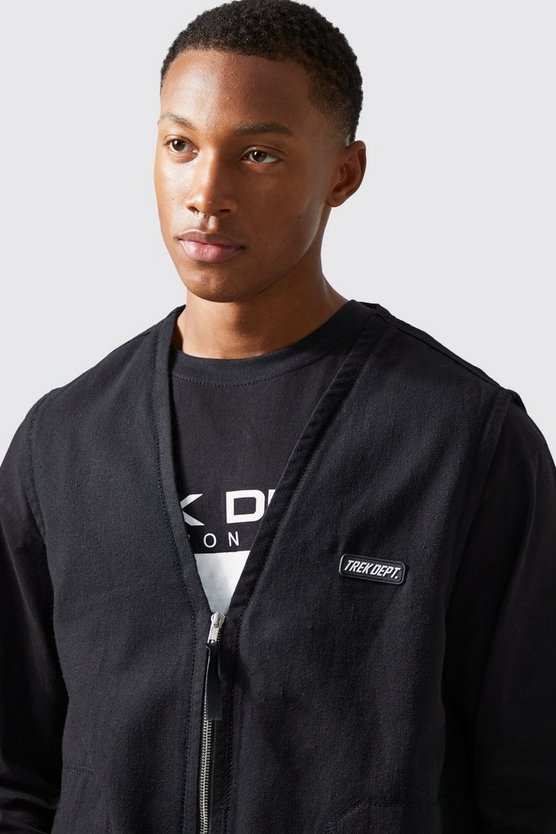 Man Active Twill Utility-Tanktop