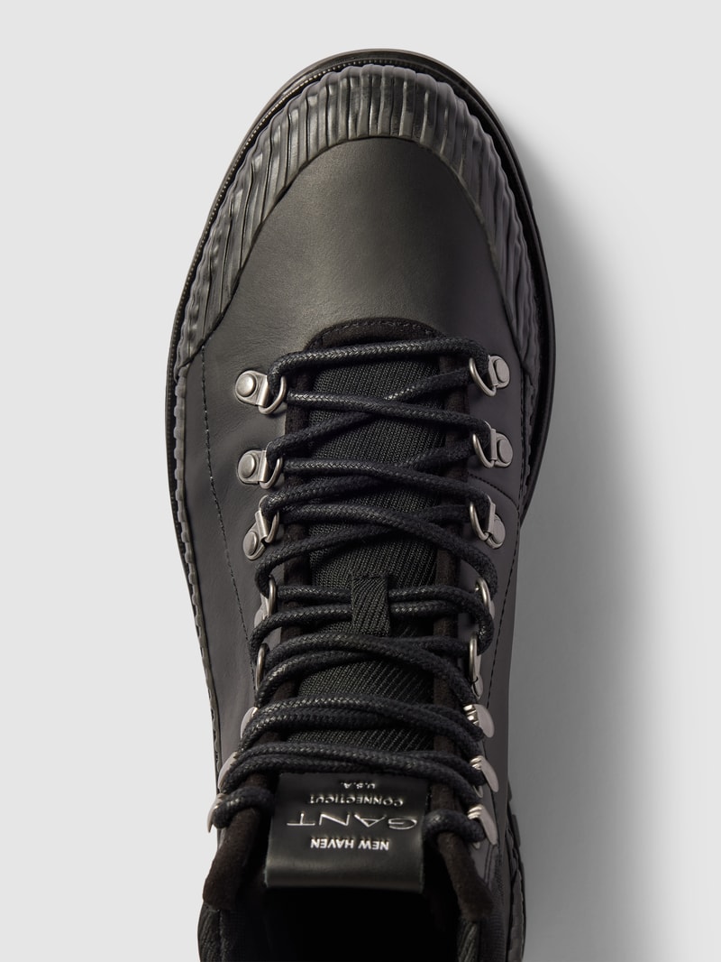 Boots mit Schnürverschluss Modell 'Nebrada' in schwarz