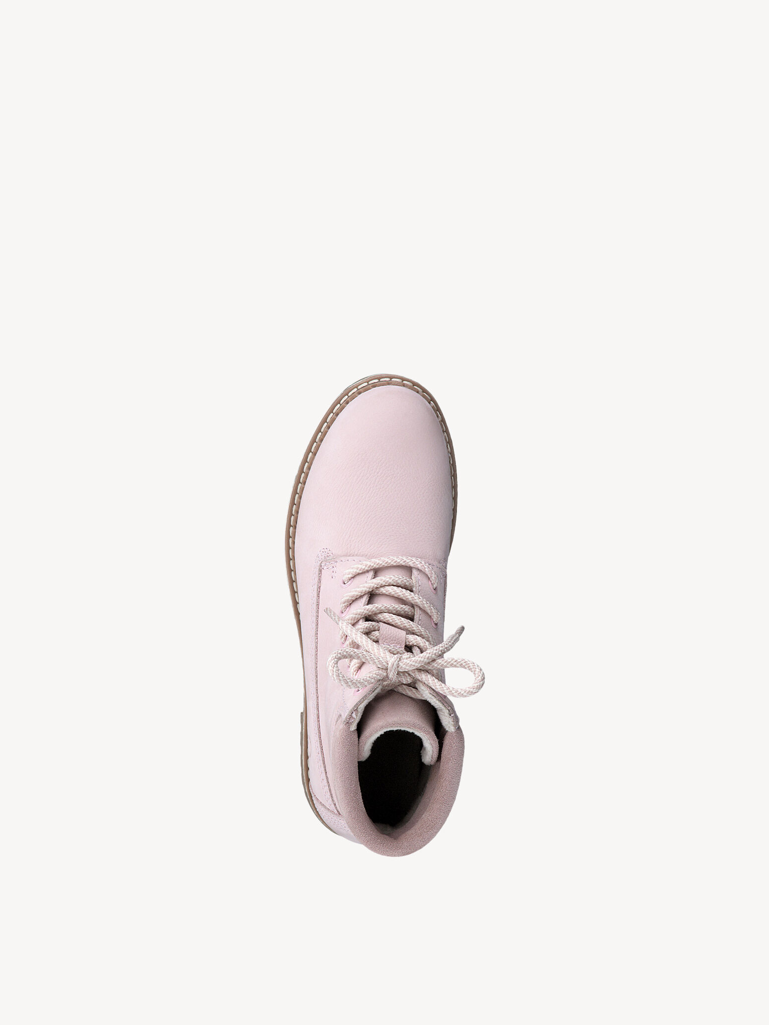 Bottine en cuir - rose