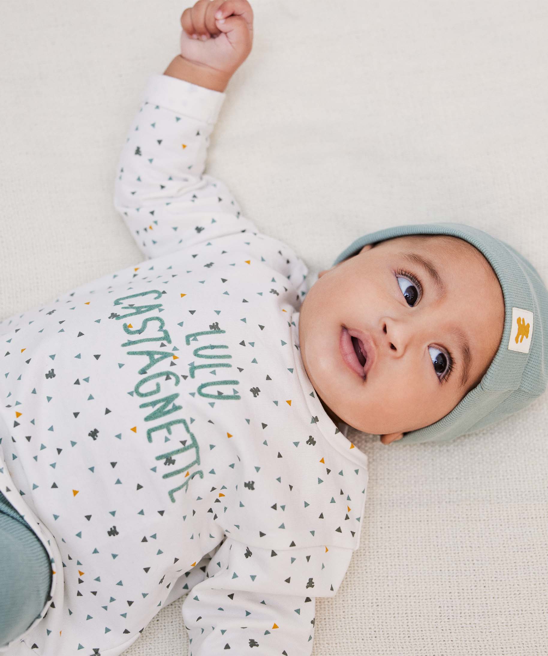 Ensemble bébé 2 pièces : tunique + pantalon en tricot - L... vert | GEMO
